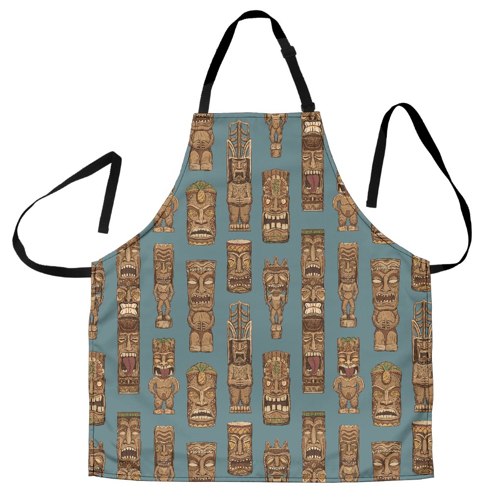 Tiki Print Pattern Men's Apron-grizzshop