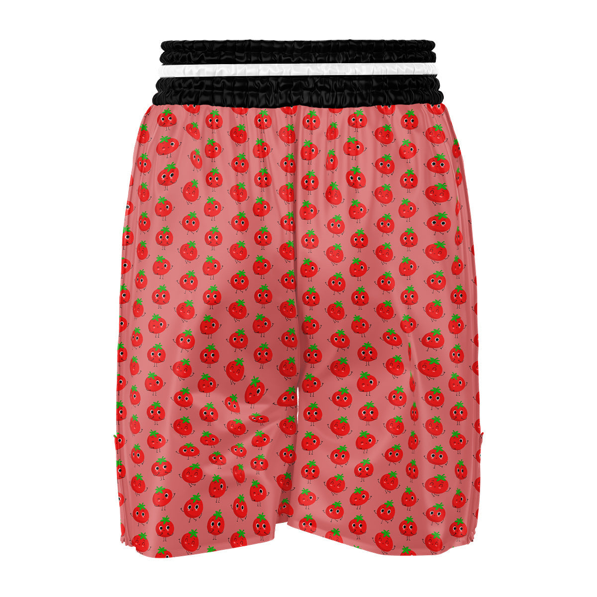 Tomato Cute Print Pattern Boxing Shorts-grizzshop