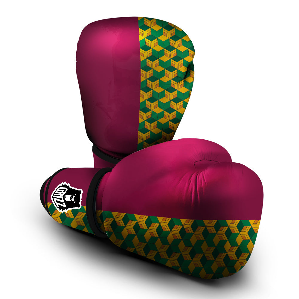 Tomioka Print Pattern Boxing Gloves-grizzshop