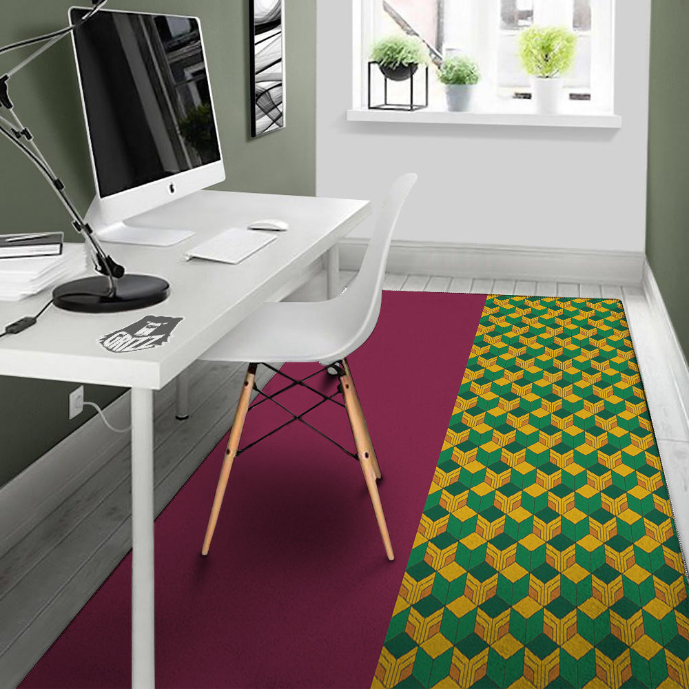 Tomioka Print Pattern Floor Mat-grizzshop
