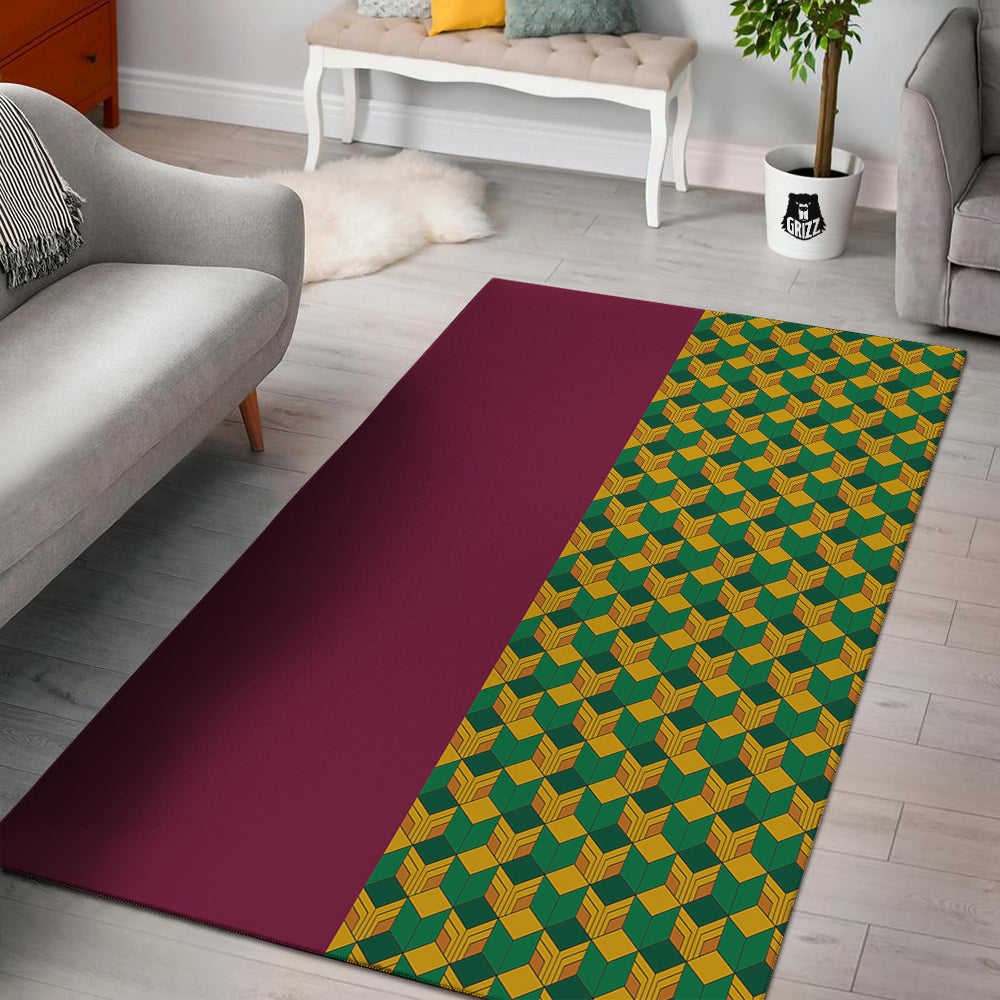 Tomioka Print Pattern Floor Mat-grizzshop