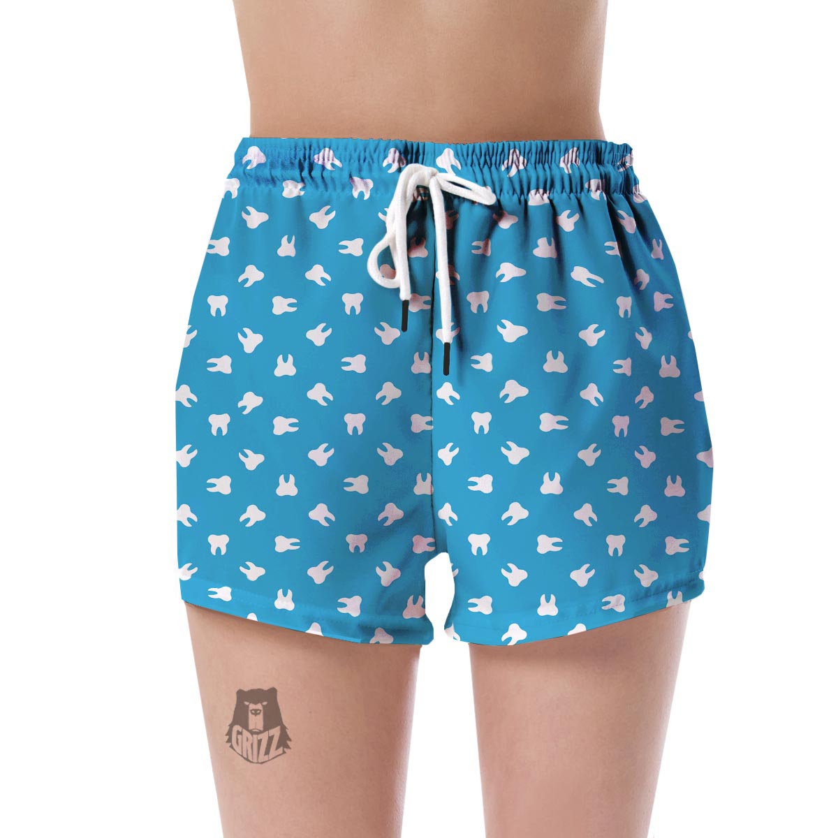 Tooth Dentistry Dentist Dental Pattern Print Women's Shorts-grizzshop