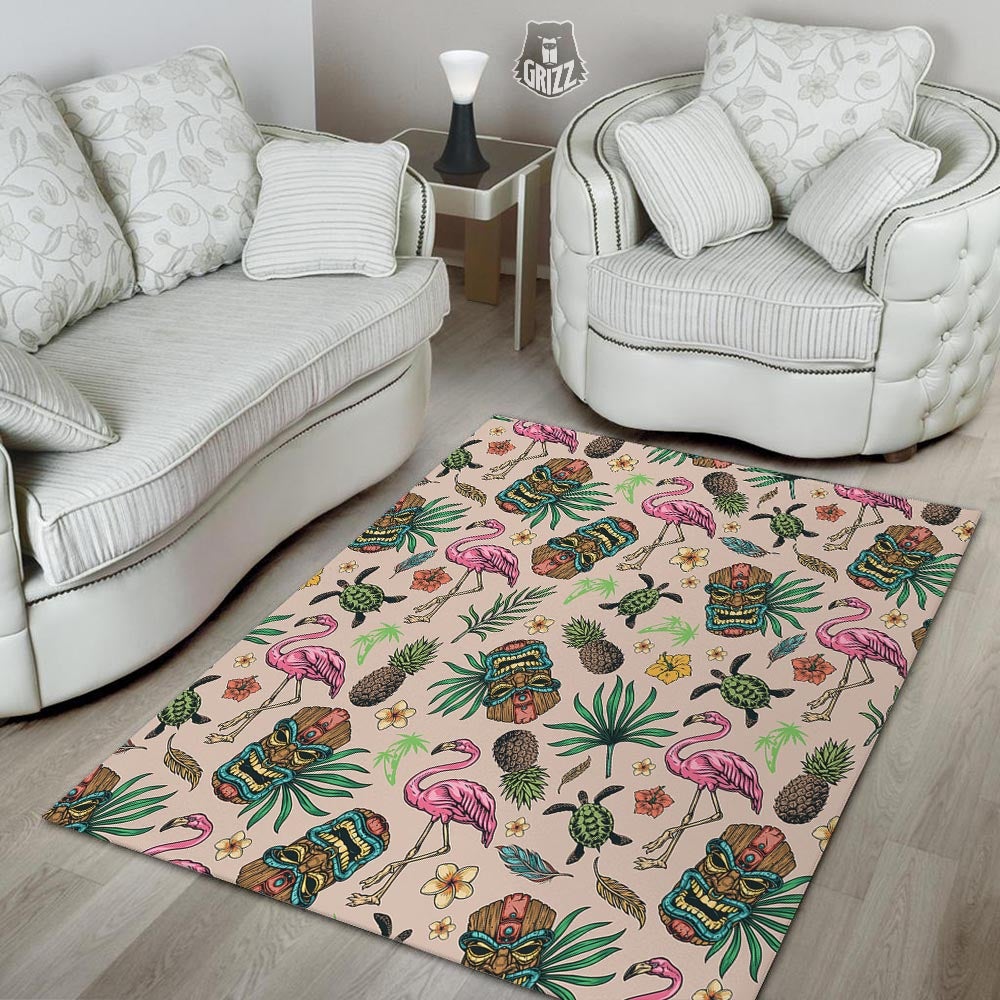 Totem Summer Print Pattern Floor Mat-grizzshop