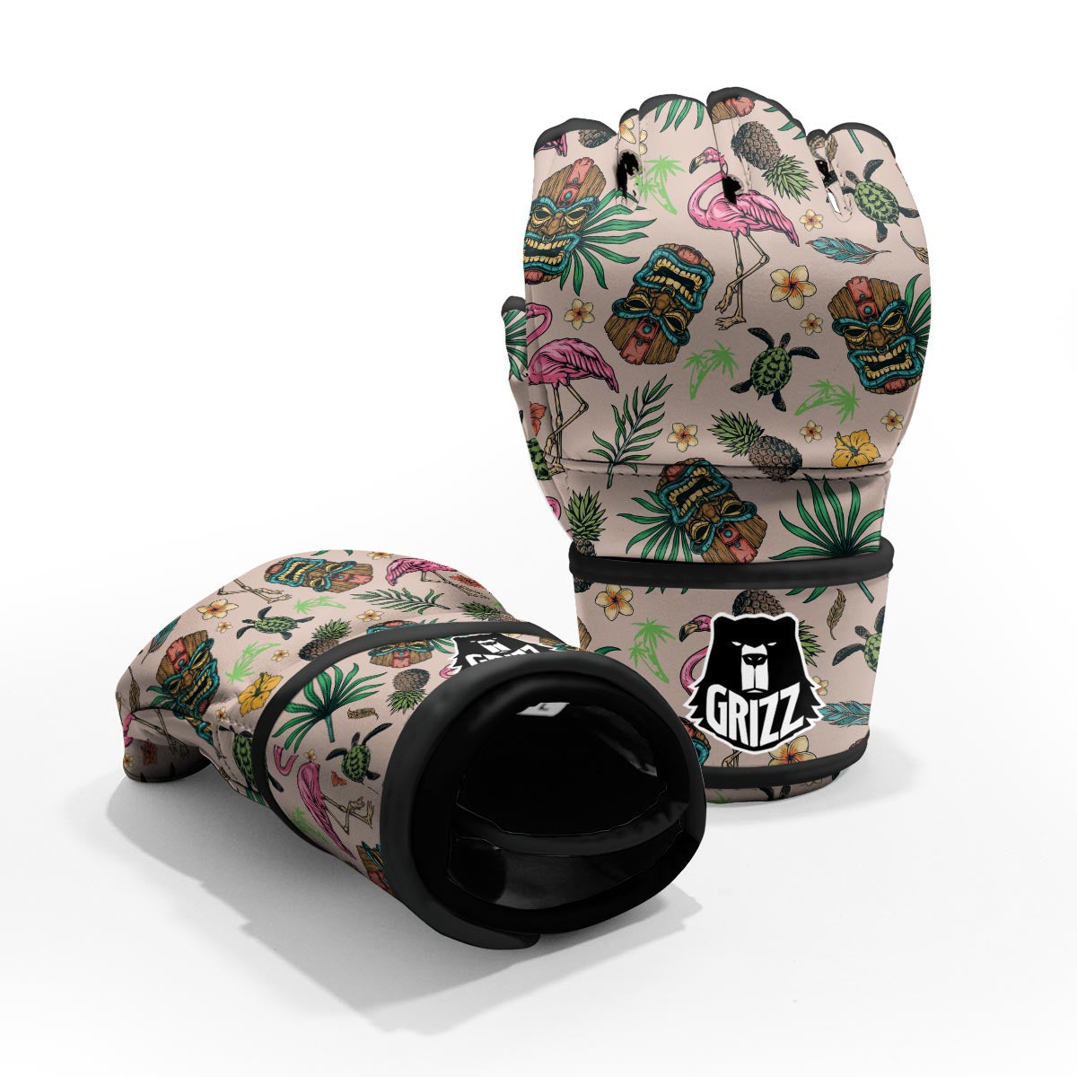 Totem Summer Print Pattern MMA Gloves-grizzshop