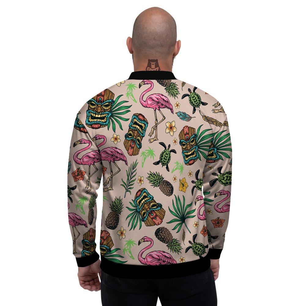 Totem Summer Print Pattern Men's Bomber Jacket-grizzshop