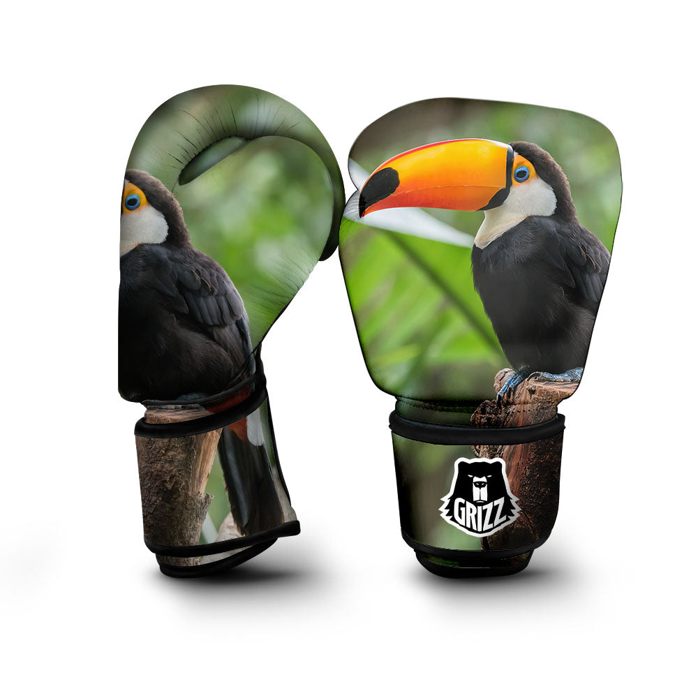 Toucan Aloha Keel-Billed Print Boxing Gloves-grizzshop
