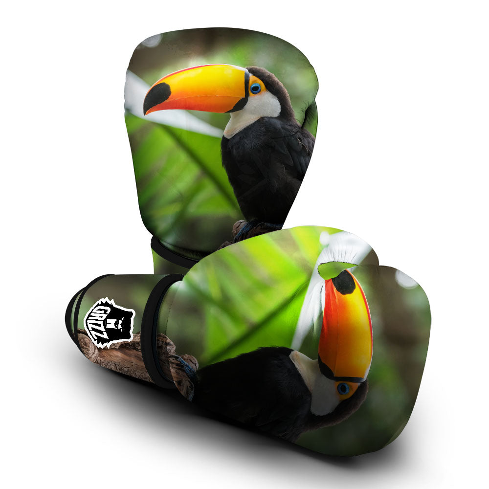 Toucan Aloha Keel-Billed Print Boxing Gloves-grizzshop