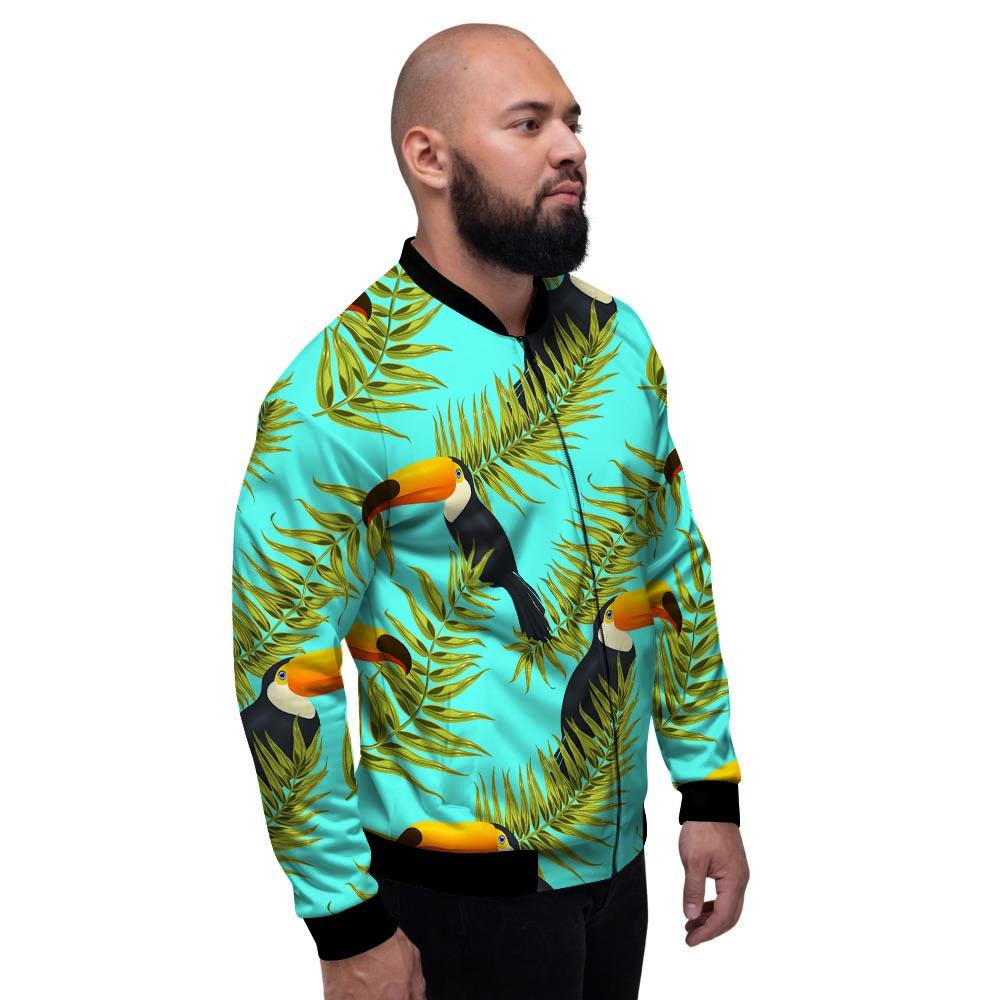 Toucan Toco Print Pattern Men's Bomber Jacket-grizzshop