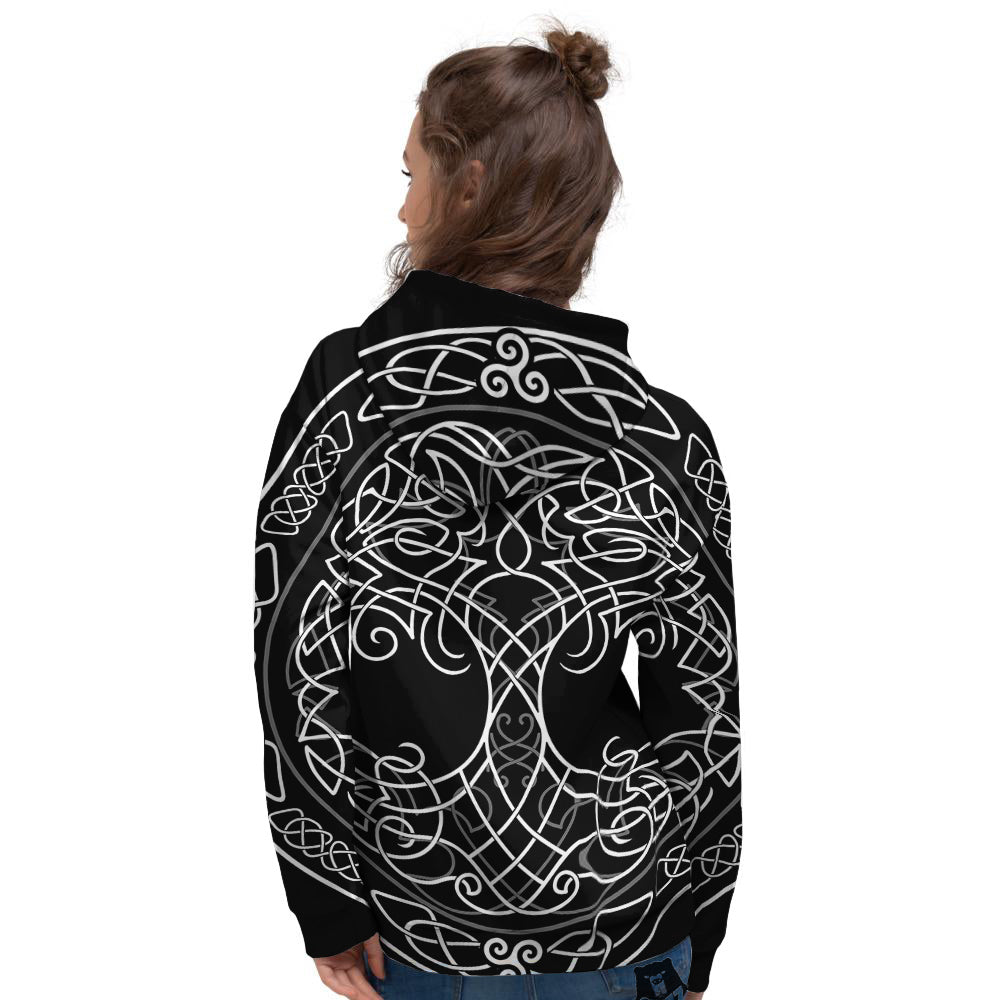 Tree Of Life Celtic Knot Print Women's Hoodie-grizzshop