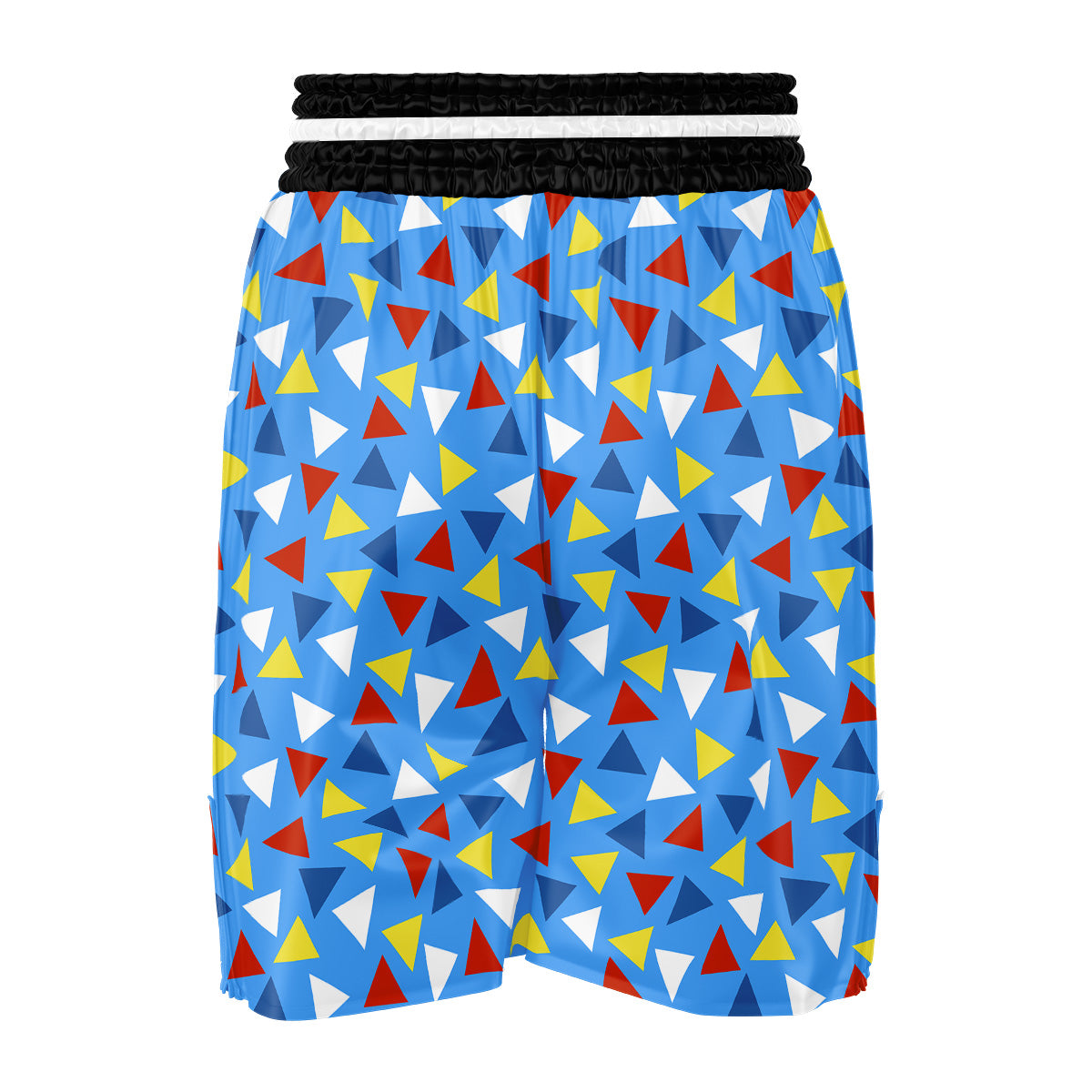 Triangle Autism Awareness Color Print Pattern Boxing Shorts-grizzshop
