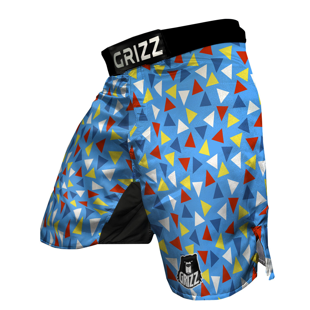 Triangle Autism Awareness Color Print Pattern MMA Shorts-grizzshop