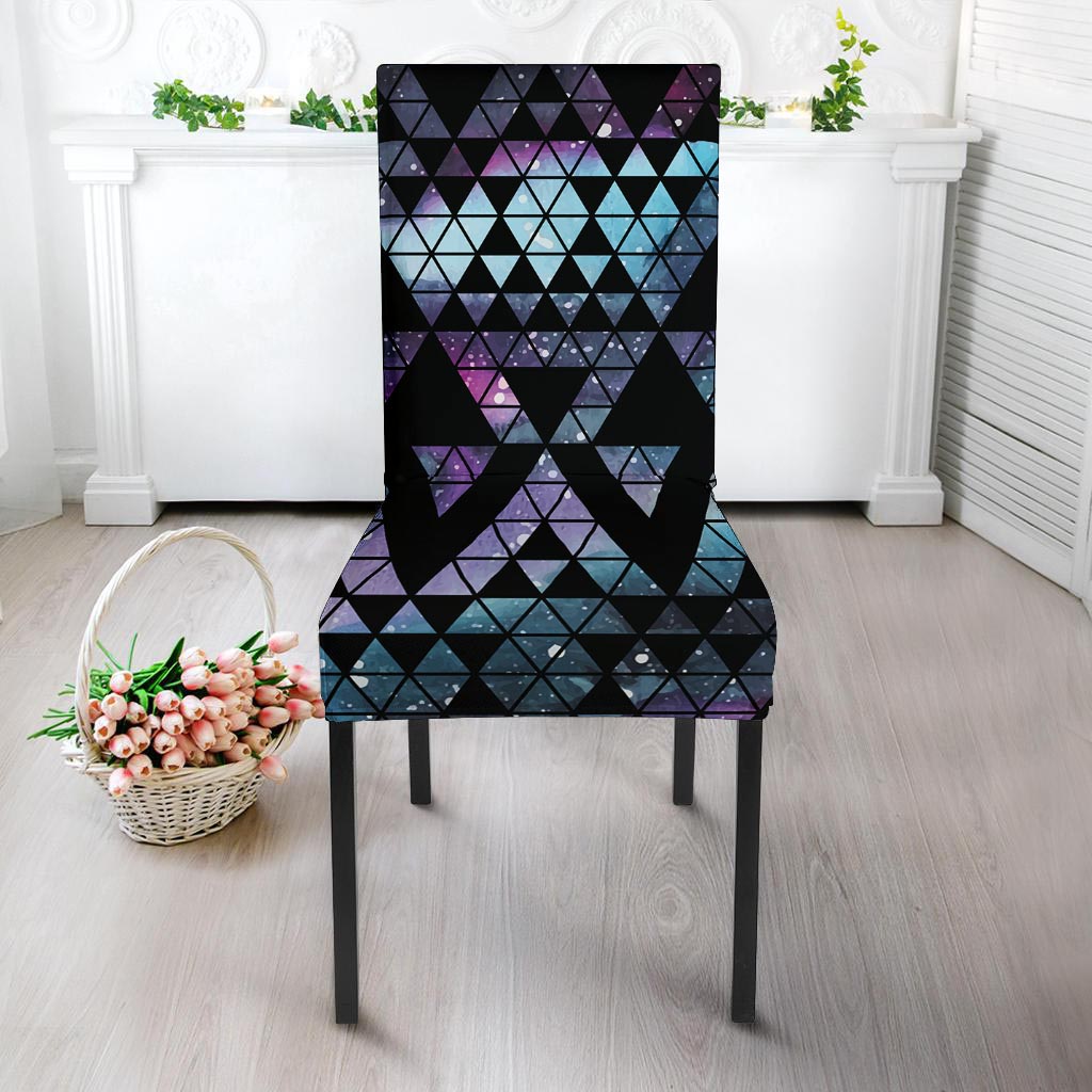 Triangle Galaxy Space Chair Cover-grizzshop