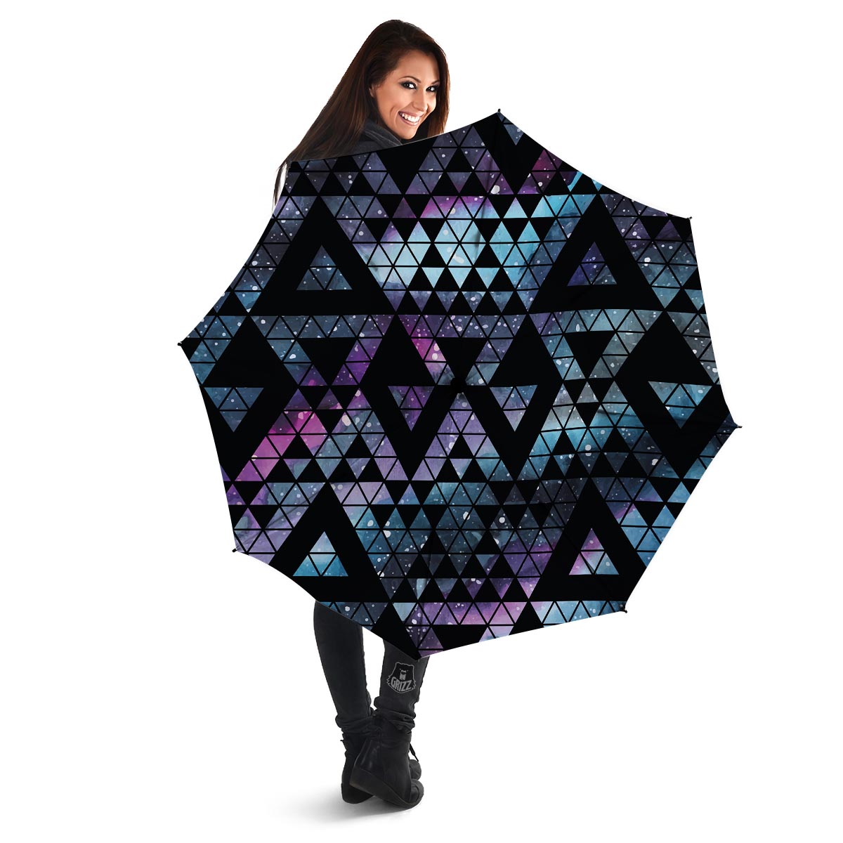 Triangle Galaxy Space Umbrella-grizzshop