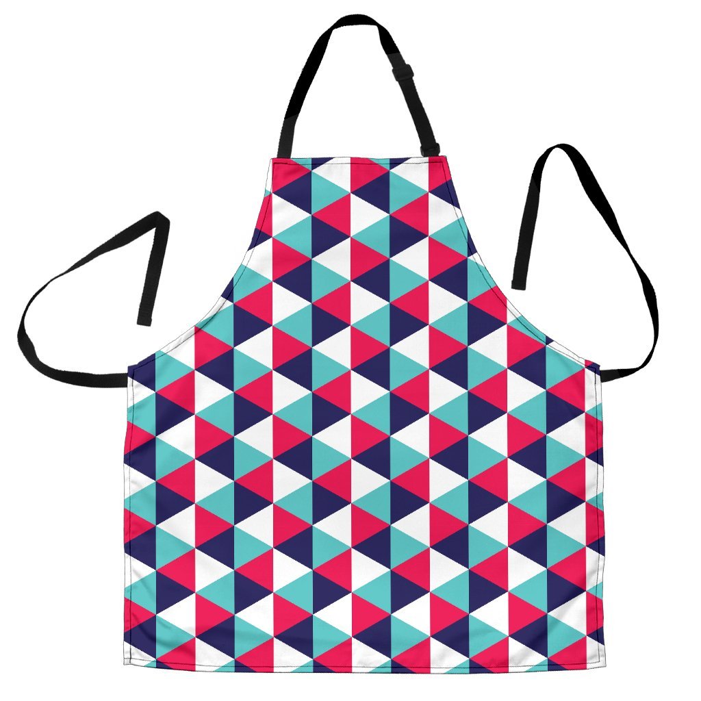 Triangle Pattern Print Men's Apron-grizzshop