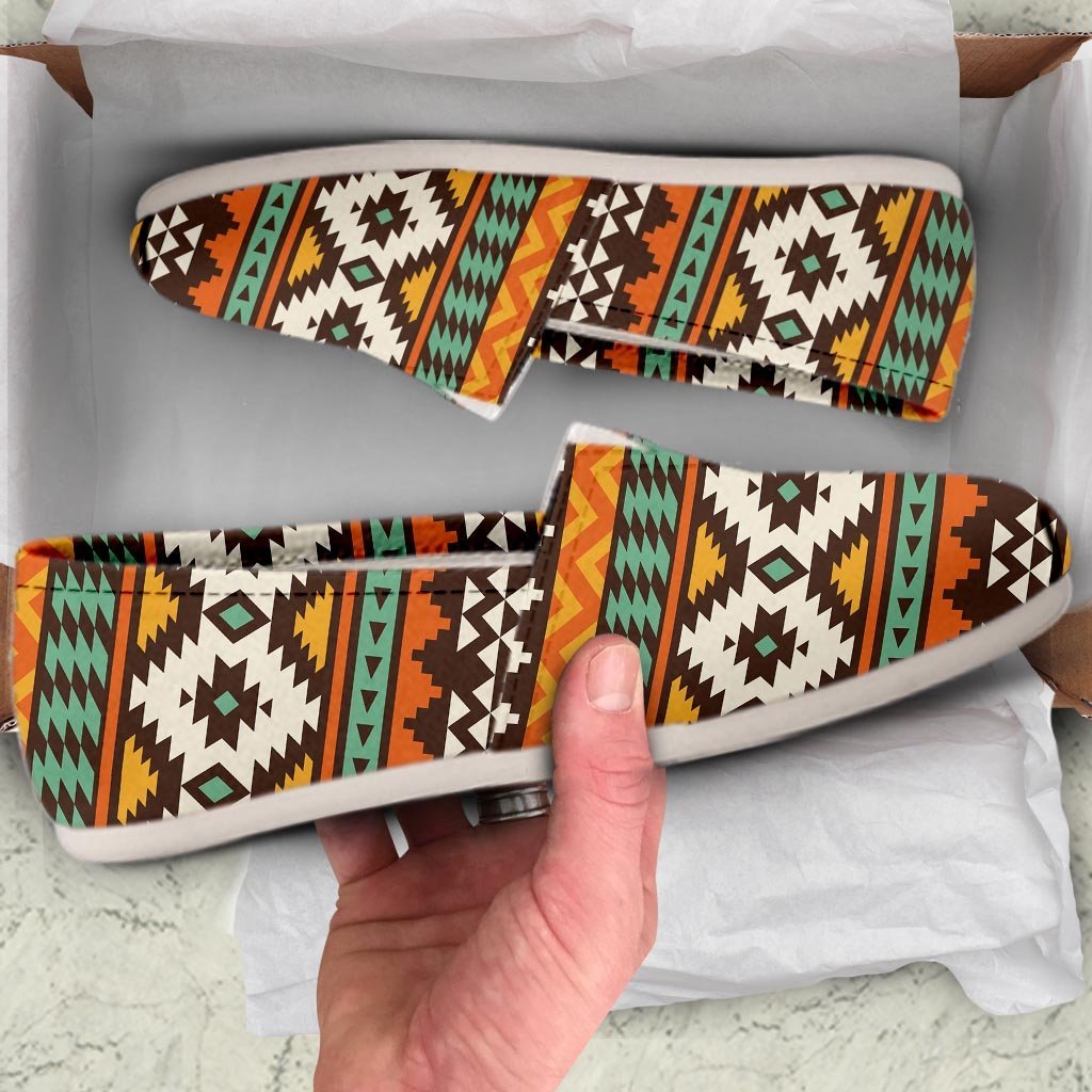 Tribal Aztec Canvas Shoes-grizzshop