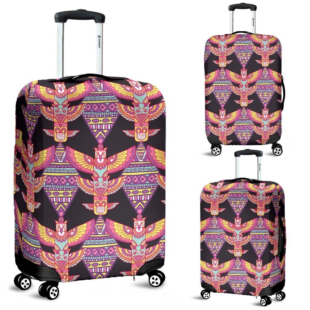Tribal Aztec Native American Navajo Indians Print Elastic Luggage Cover-grizzshop