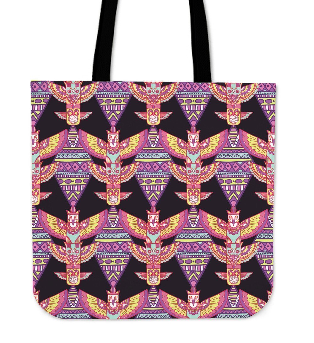 Tribal Aztec Native American Navajo Indians Print Tote Bag-grizzshop