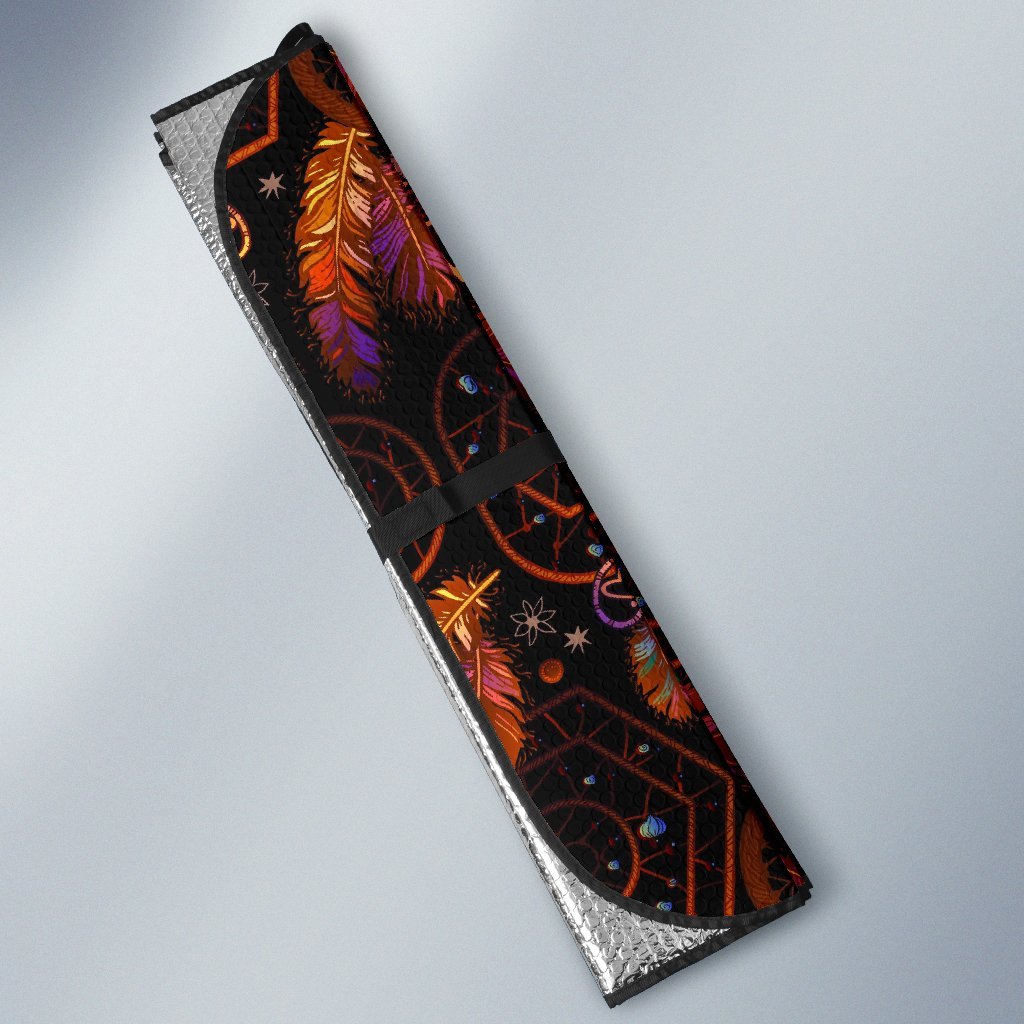 Tribal Dream Catcher Feather Car Sun Shade-grizzshop