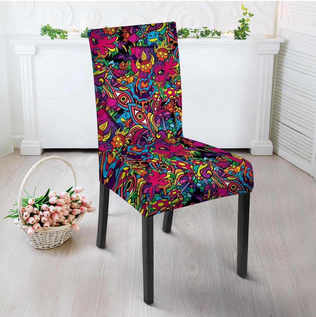 Tribal Hippie Trippy Chair Cover-grizzshop