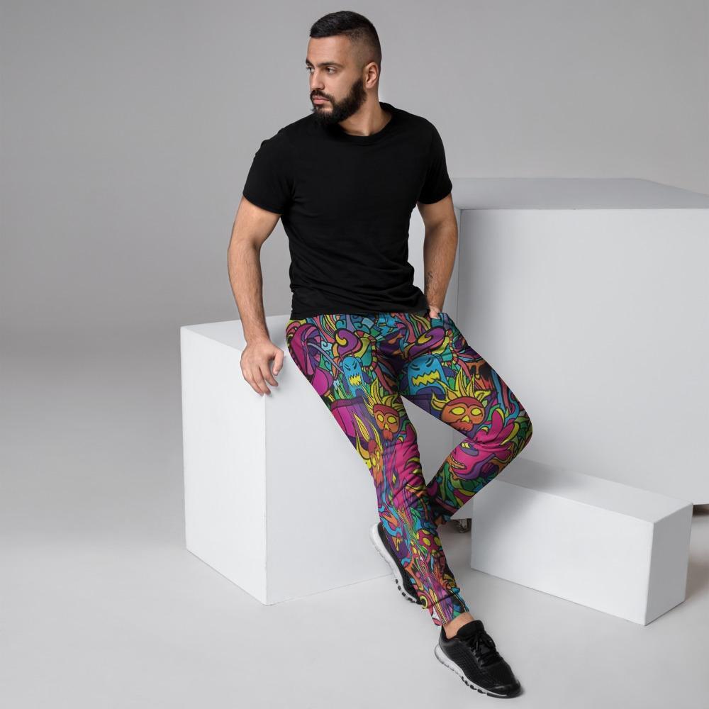 Tribal Hippie Trippy Men's Joggers-grizzshop