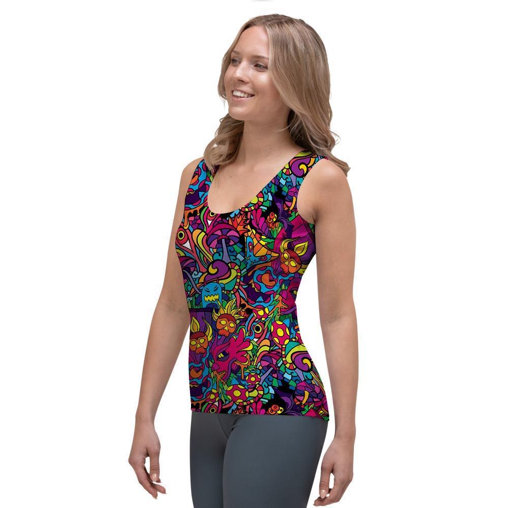 Tribal Hippie Trippy Women's Tank Top-grizzshop
