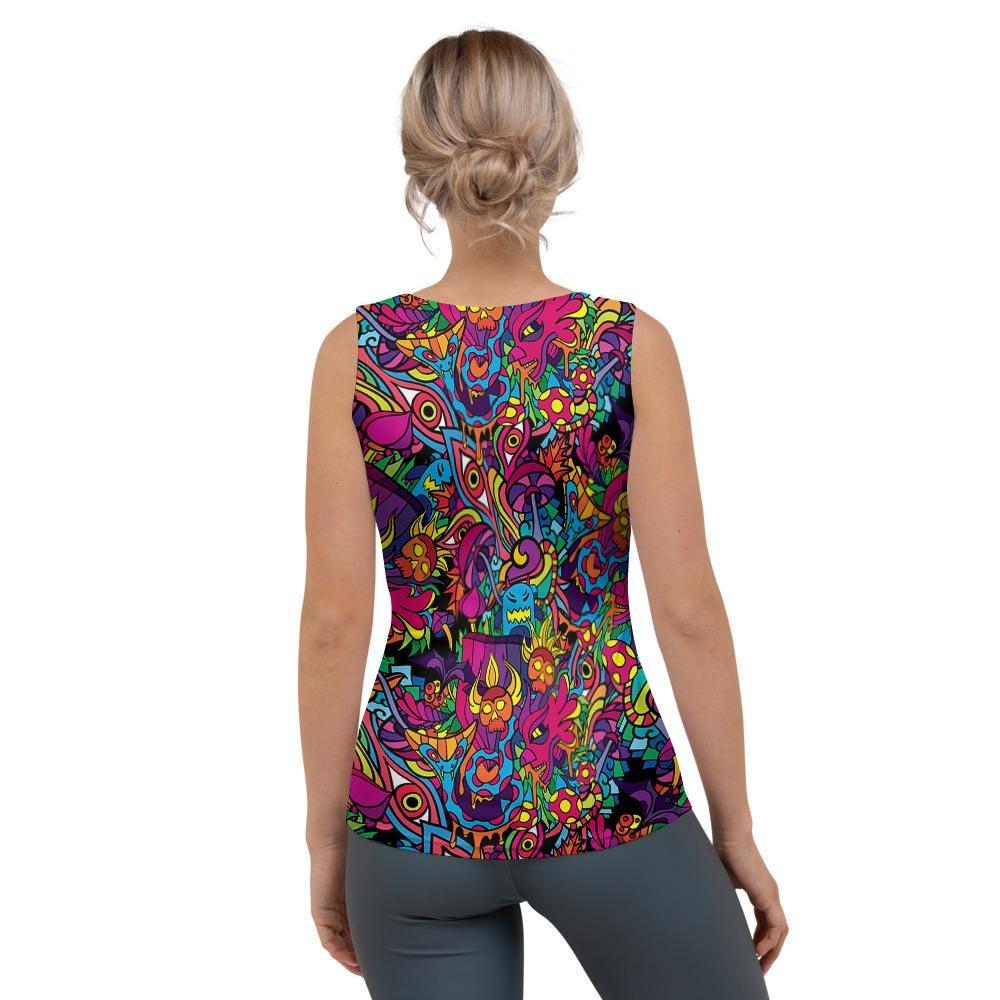Tribal Hippie Trippy Women's Tank Top-grizzshop