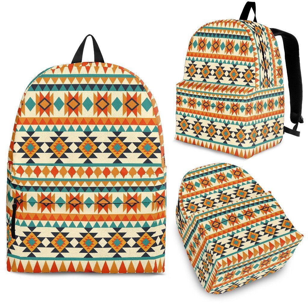Tribal Native American Aztec Indians Navajo Print Backpack-grizzshop
