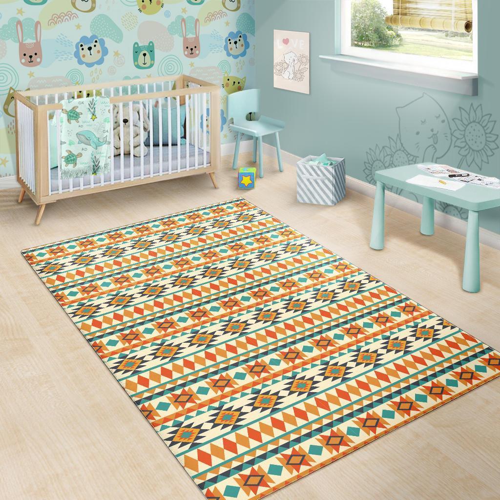 Tribal Native American Aztec Indians Navajo Print Floor Mat-grizzshop
