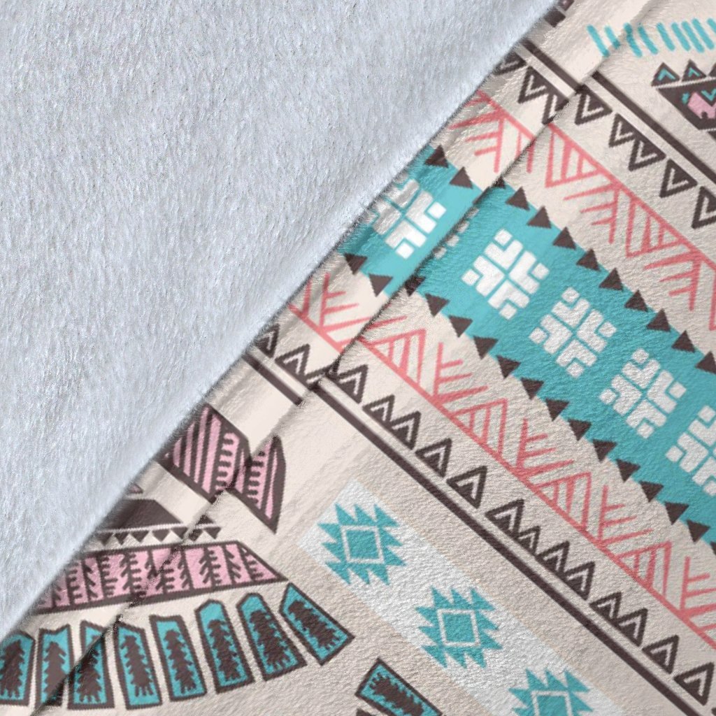 Tribal Native Indians American Aztec Navajo Print Blanket-grizzshop
