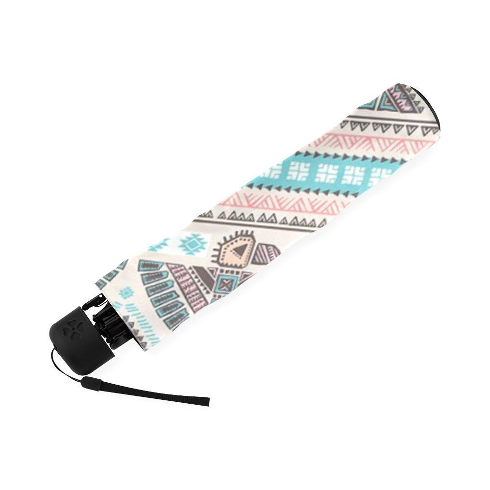 Tribal Native Indians American Aztec Navajo Print Foldable Umbrella-grizzshop