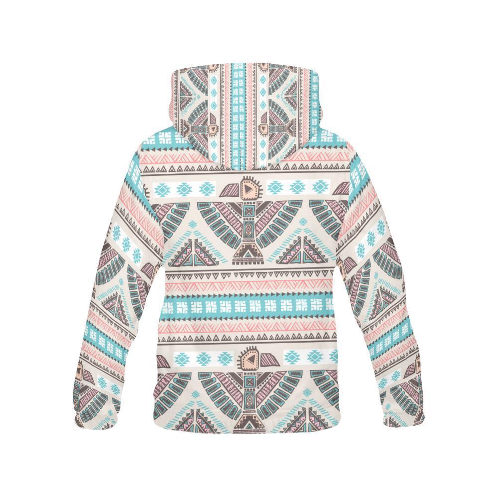 Tribal Native Indians American Aztec Navajo Print Men Pullover Hoodie-grizzshop