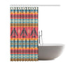 Tribal Navajo Native Indians American Aztec Print Bathroom Shower Curtain-grizzshop