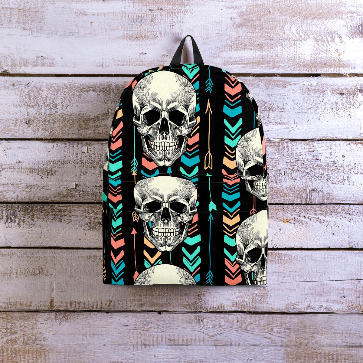 Tribal Skull Backpack-grizzshop