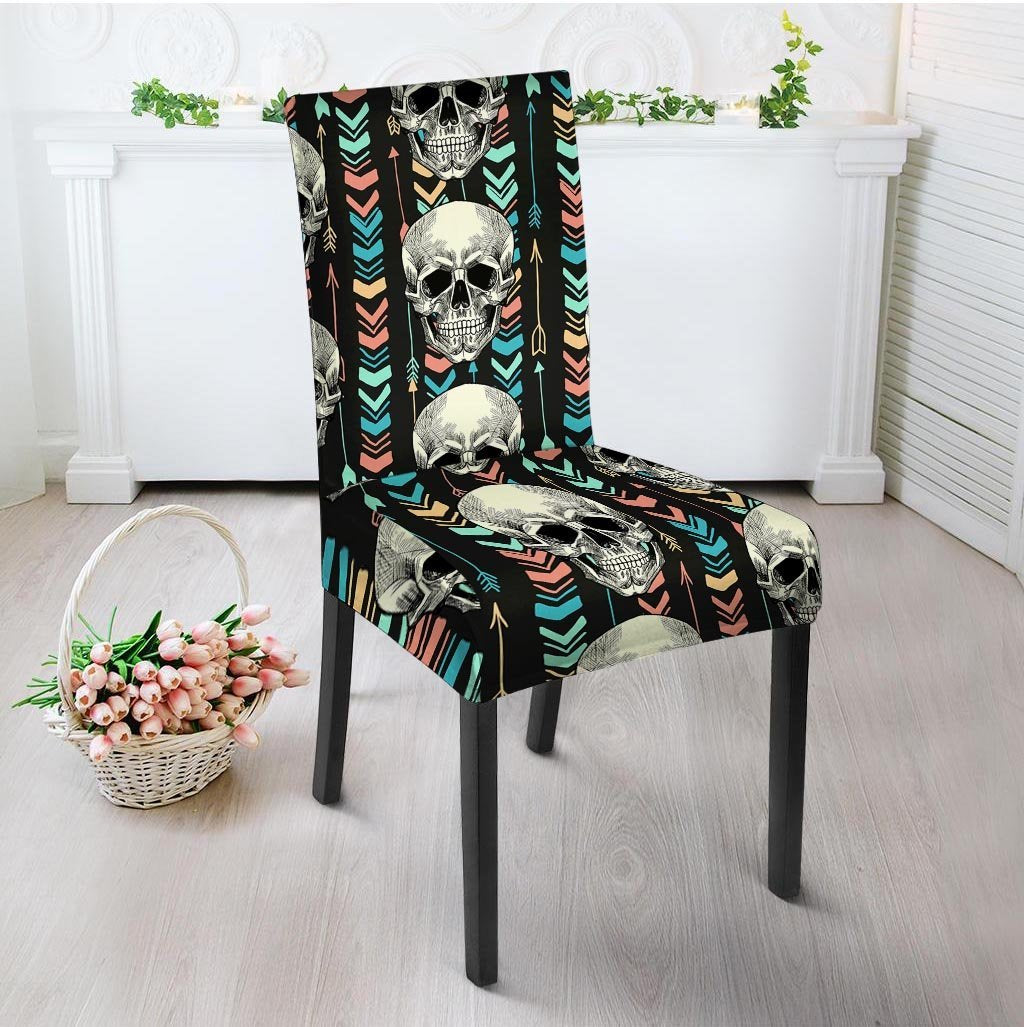 Tribal Skull Chair Cover-grizzshop