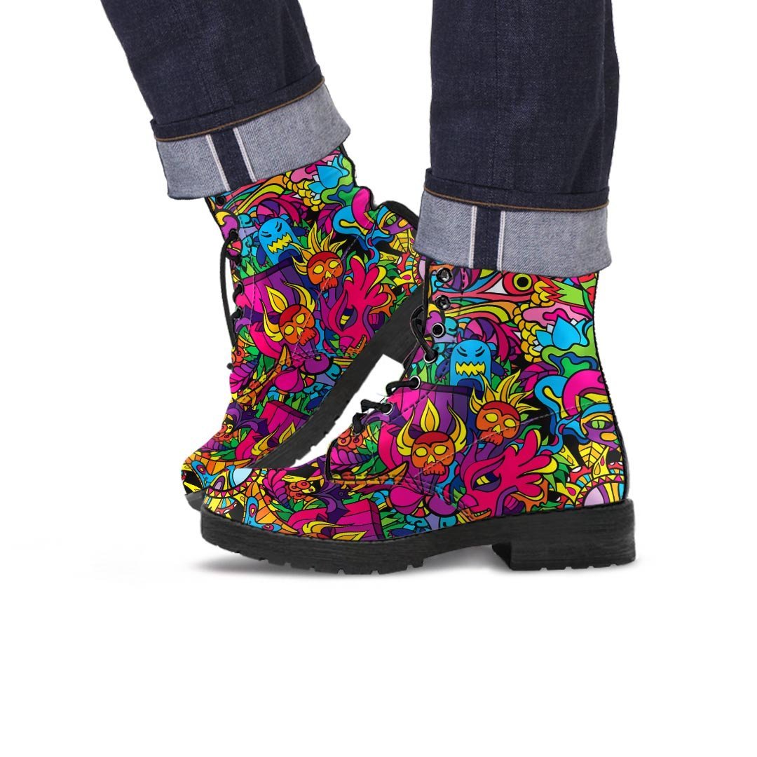Tribal Trippy Men's Boots-grizzshop