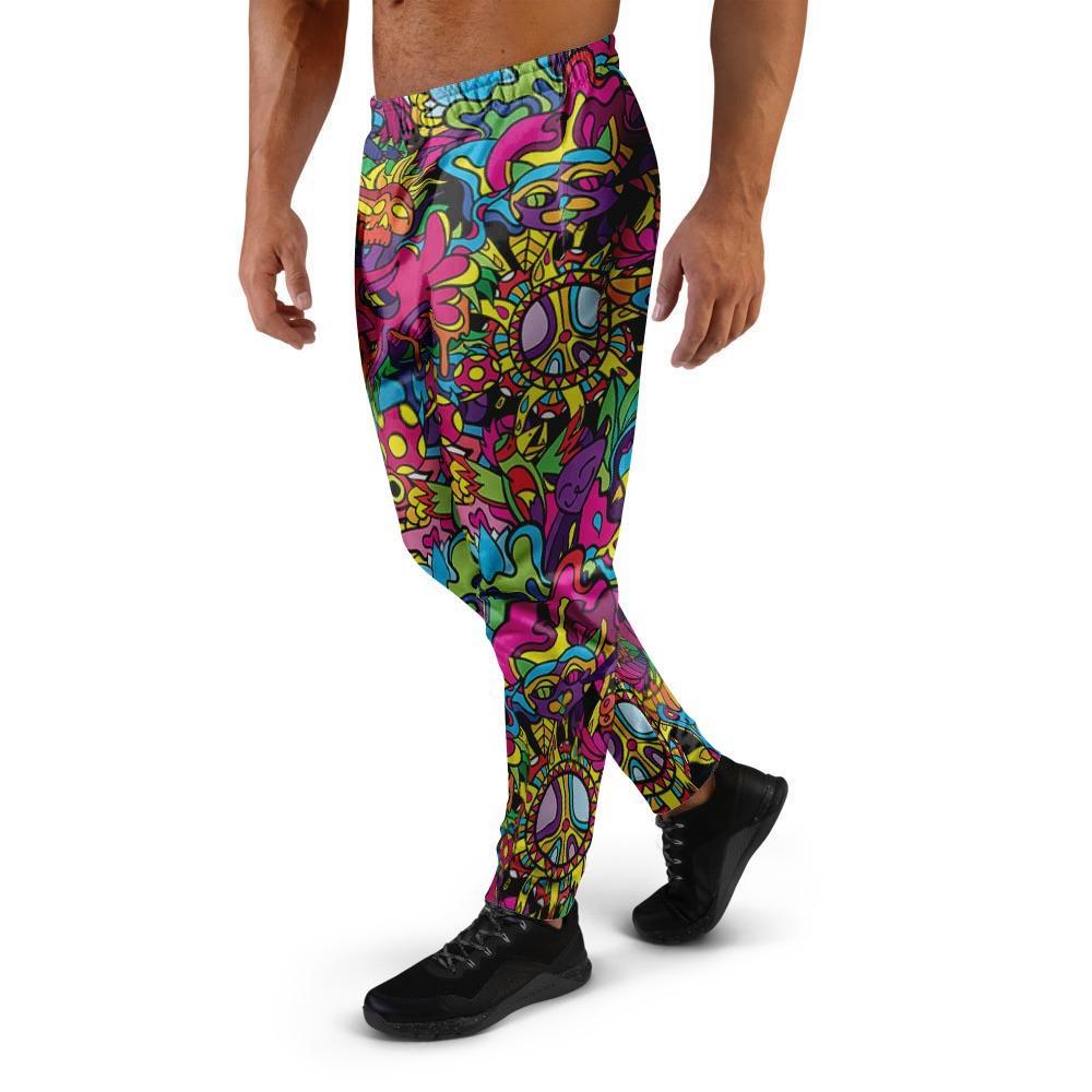 Tribal Trippy Men's Joggers-grizzshop