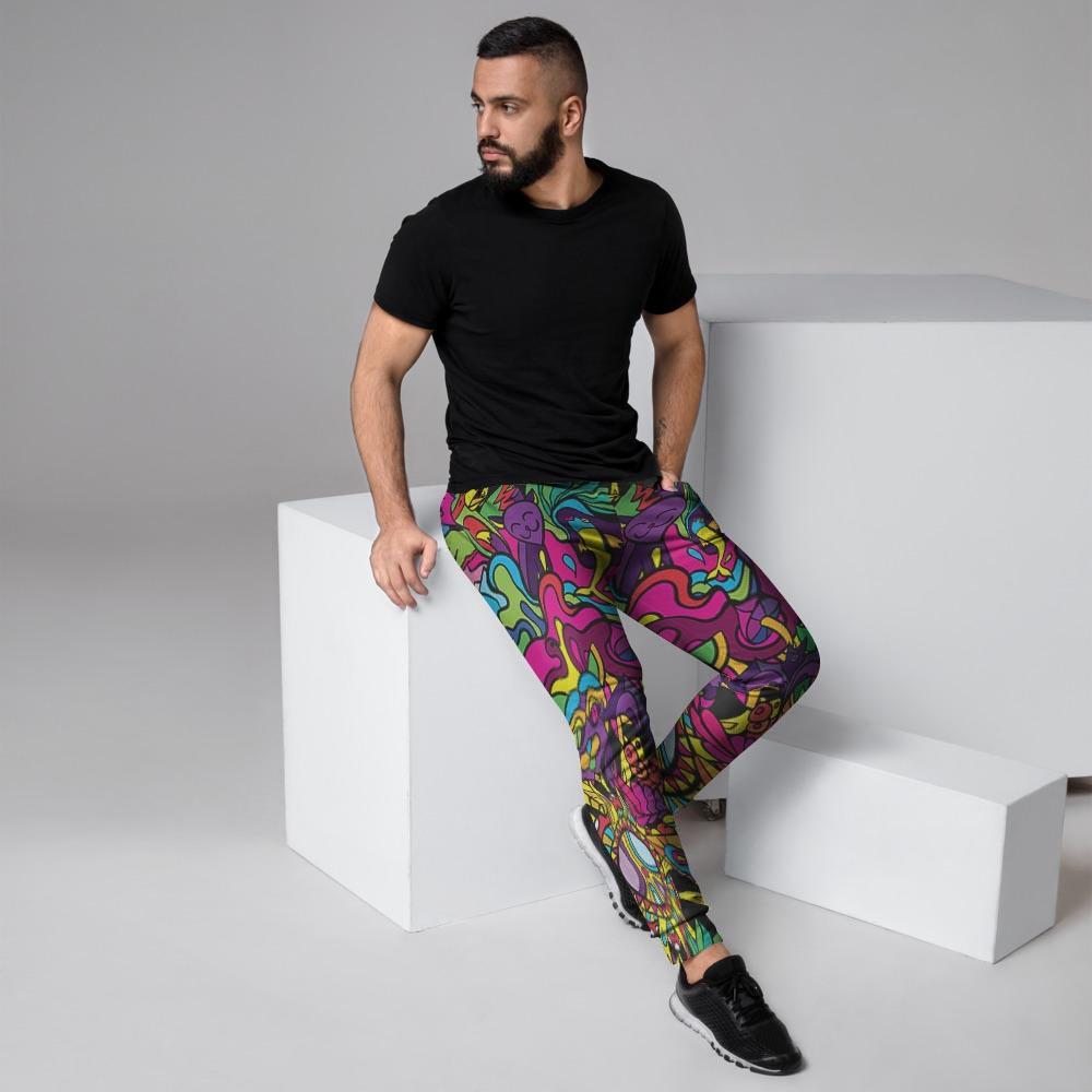 Tribal Trippy Men's Joggers-grizzshop