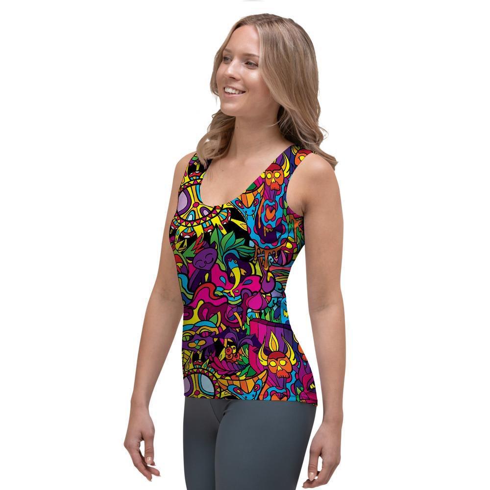 Tribal Trippy Women's Tank Top-grizzshop