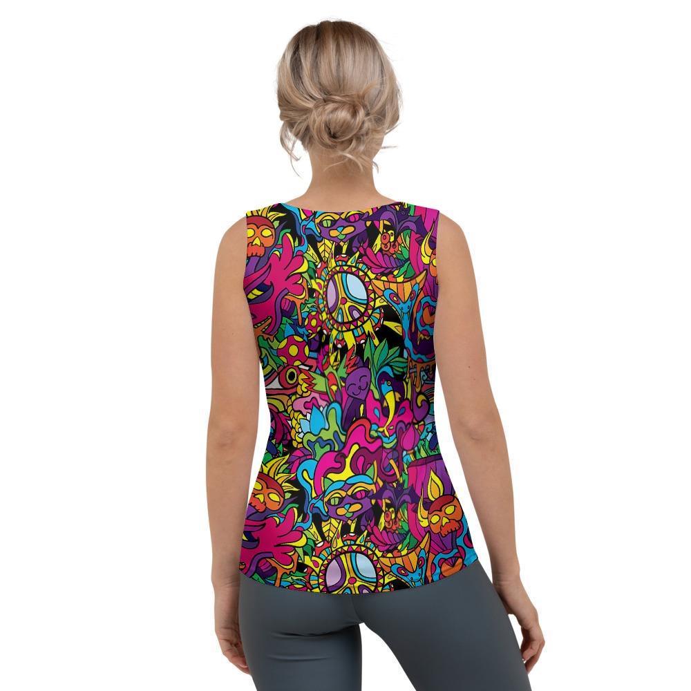 Tribal Trippy Women's Tank Top-grizzshop