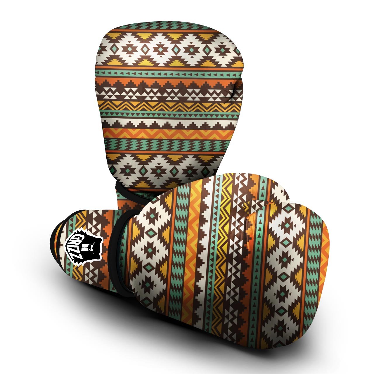 Tribal Aztec Boxing Gloves-grizzshop