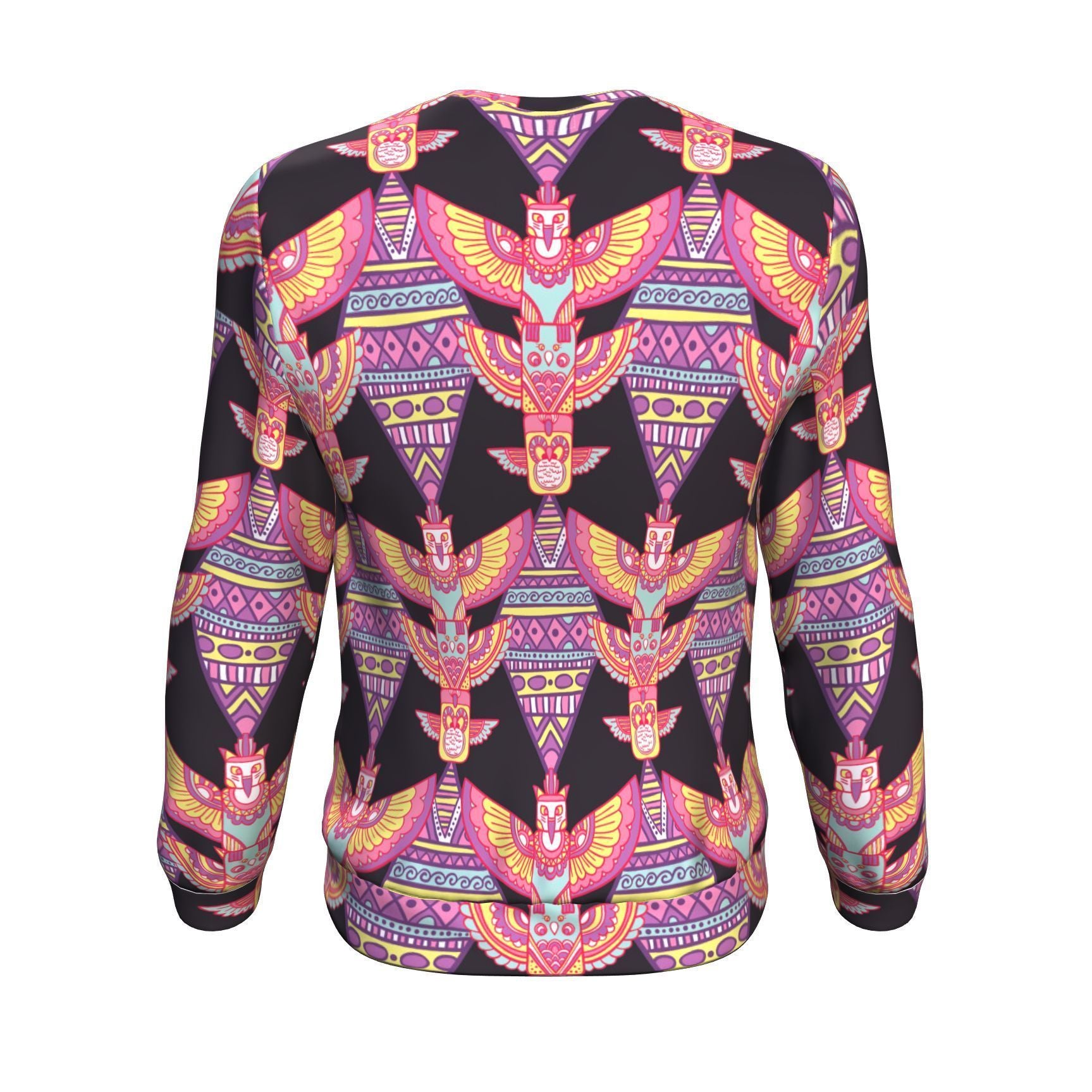 Tribal Aztec Native American Navajo Indians Print Men Crew Neck Sweatshirt-grizzshop