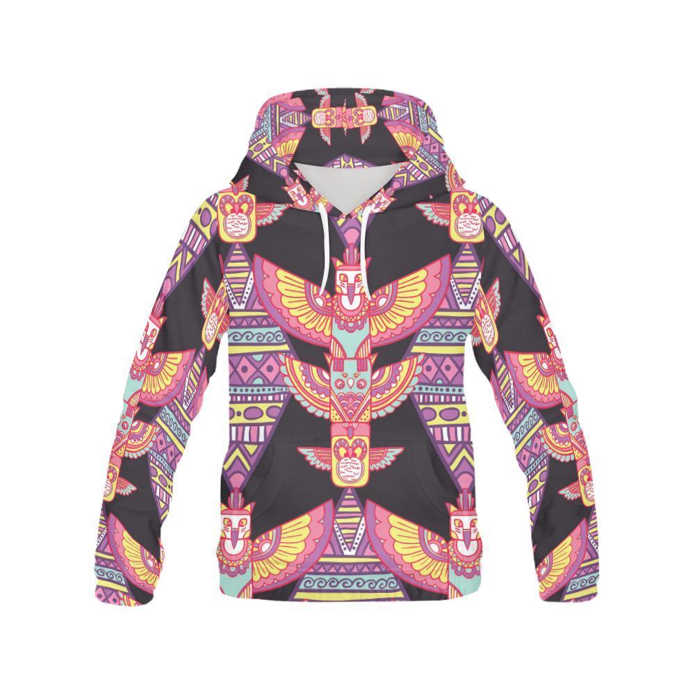 Tribal Aztec Native American Navajo Indians Print Men Pullover Hoodie-grizzshop
