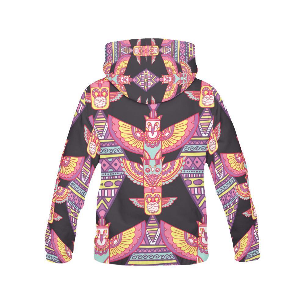 Tribal Aztec Native American Navajo Indians Print Men Pullover Hoodie-grizzshop