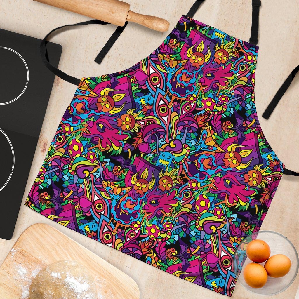 Tribal Hippie Trippy Women's Apron-grizzshop