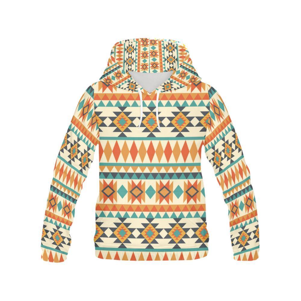 Tribal Native American Aztec Indians Navajo Print Women Pullover Hoodies -grizzshop