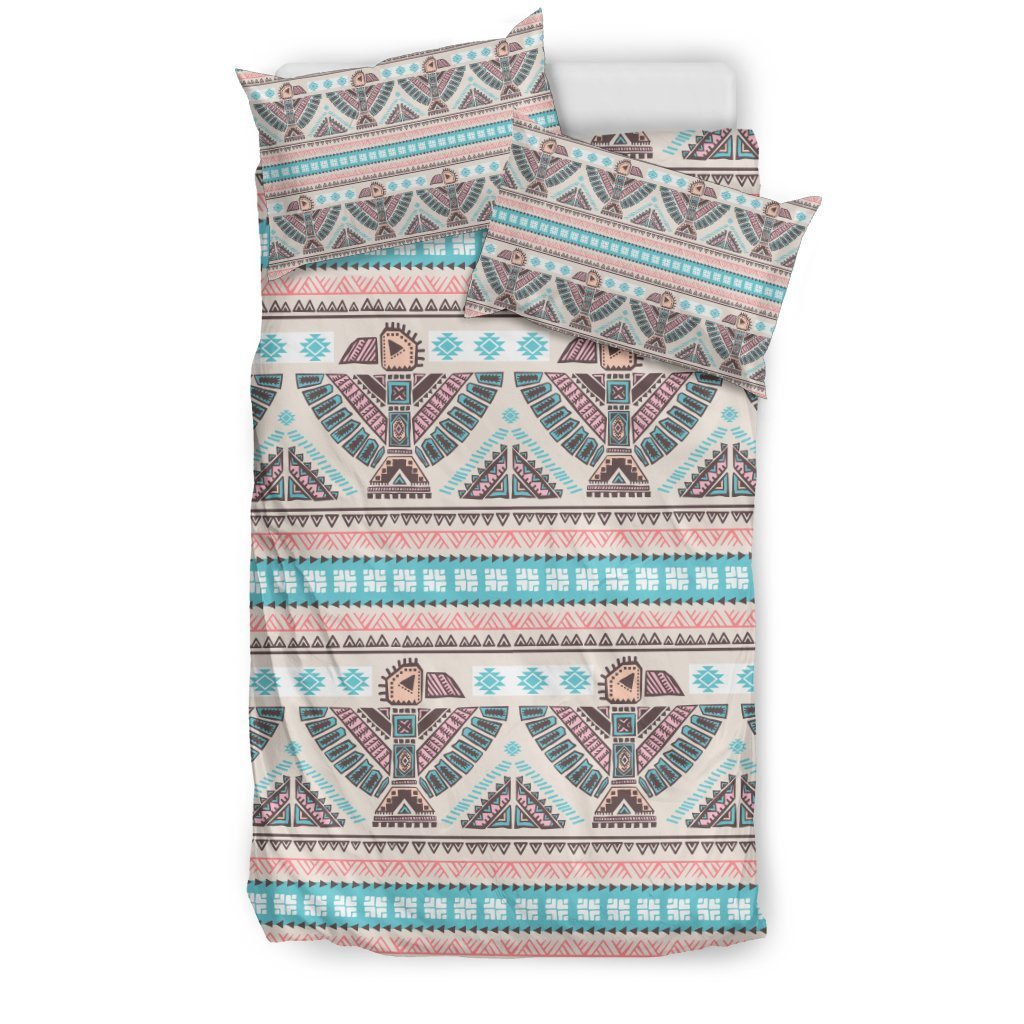 Tribal Native Indians American Aztec Navajo Print Duvet Cover Bedding Set-grizzshop