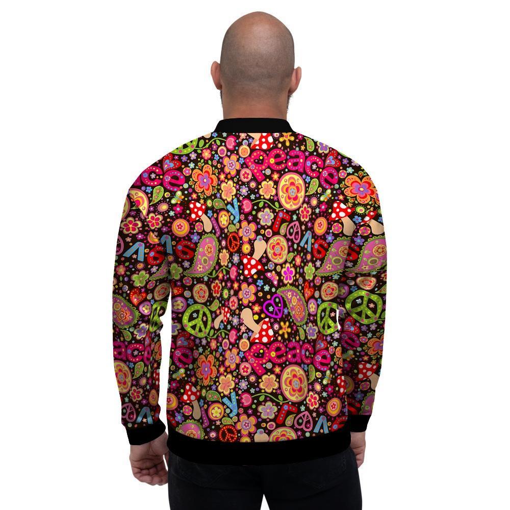 Trippy Hippie Men's Bomber Jacket-grizzshop