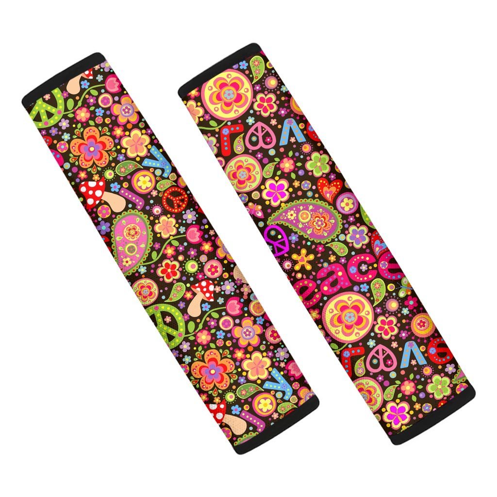 Trippy Hippie Seat Belt Cover-grizzshop