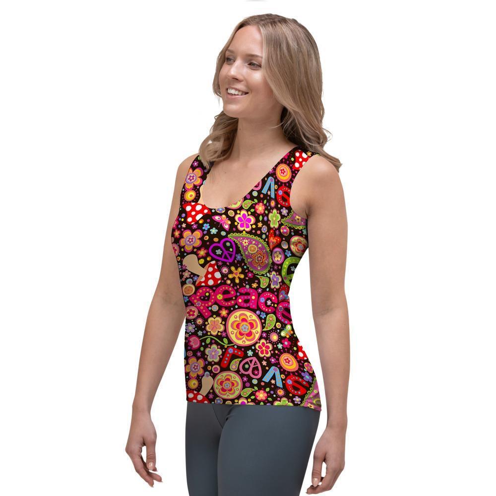 Trippy Hippie Women's Tank Top-grizzshop