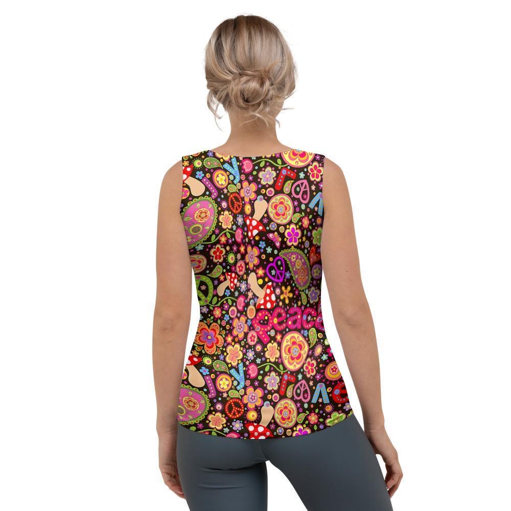 Trippy Hippie Women's Tank Top-grizzshop